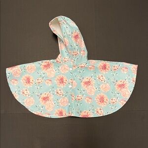 Freddi and Eddie Floral Rain Poncho size 6-12 Months